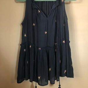 LOFT Embroidered Tank